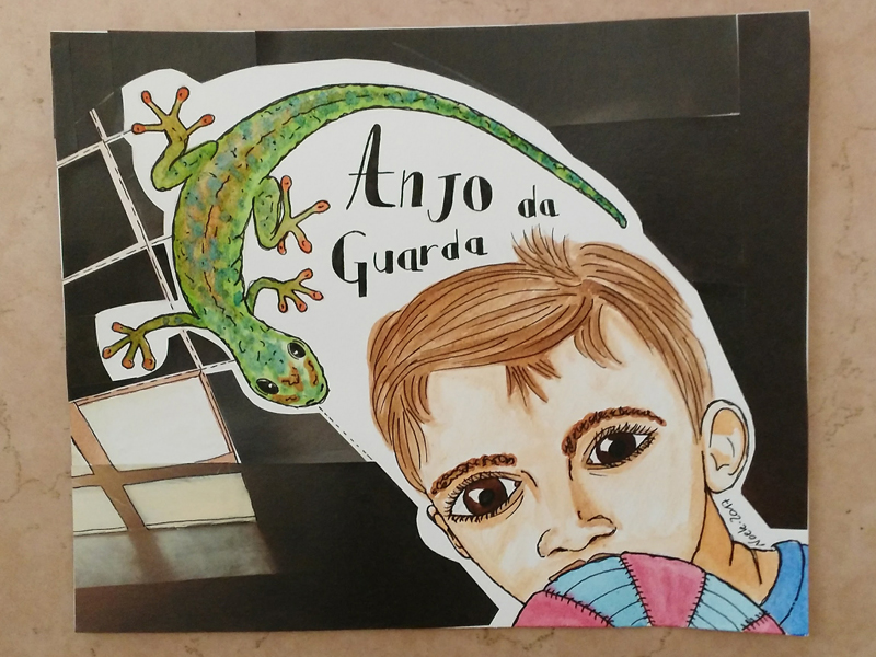 anjo da guarda illustrazione